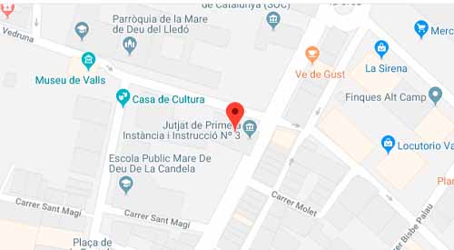 situación del registro civil de Valls