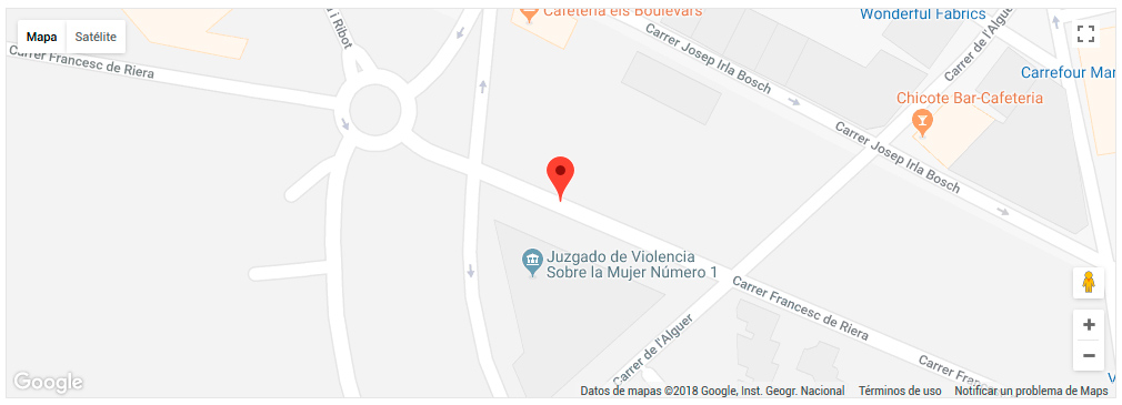 plano de situacion del registro civil de Vendrell