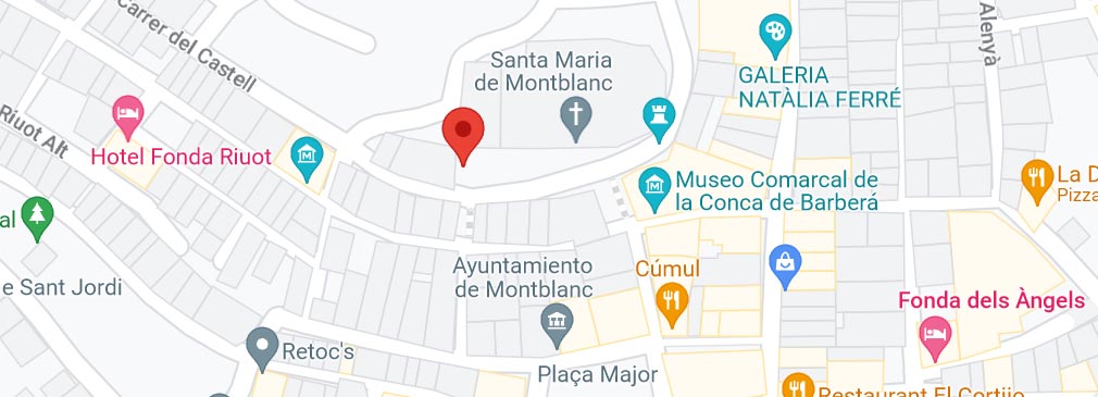 localización Registro Civil Montblanc