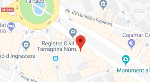 mapa registro civil tarragona