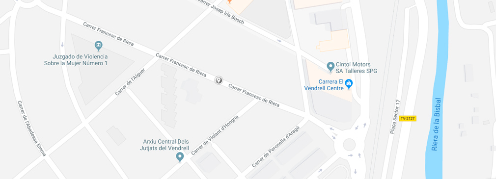 Plano Registro Civil de Torredembarra